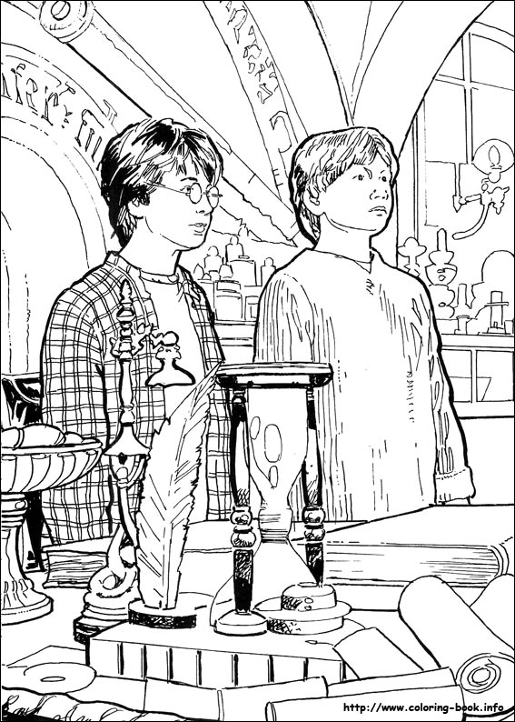 Harry Potter coloring picture